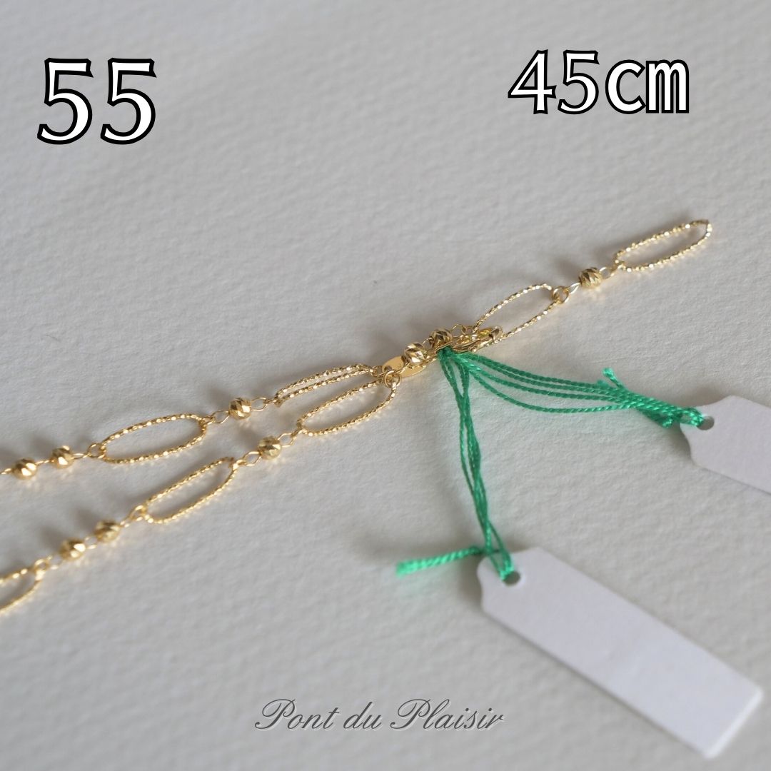 55_K18YG製ネックレス