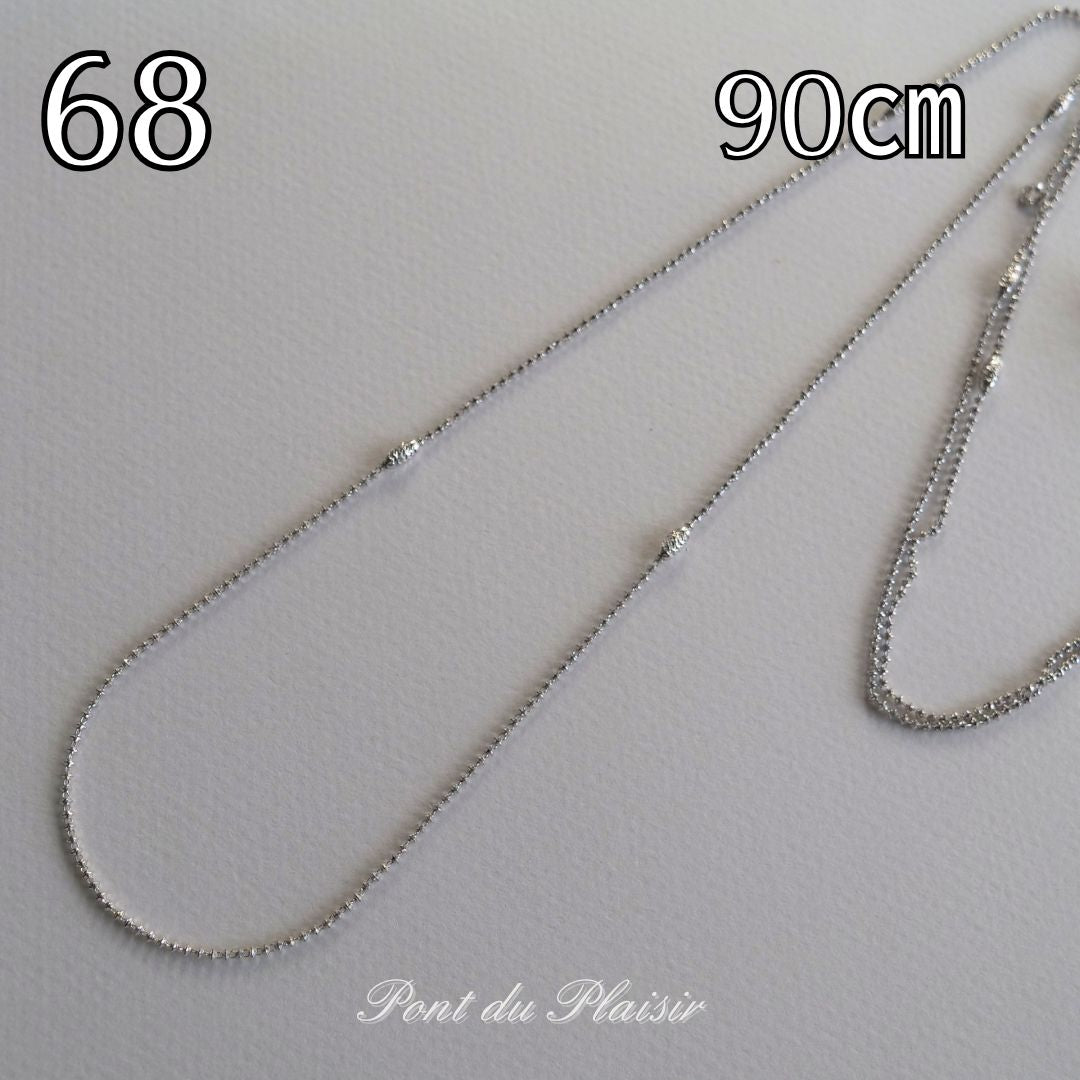 68_Pt850製ネックレス90㎝