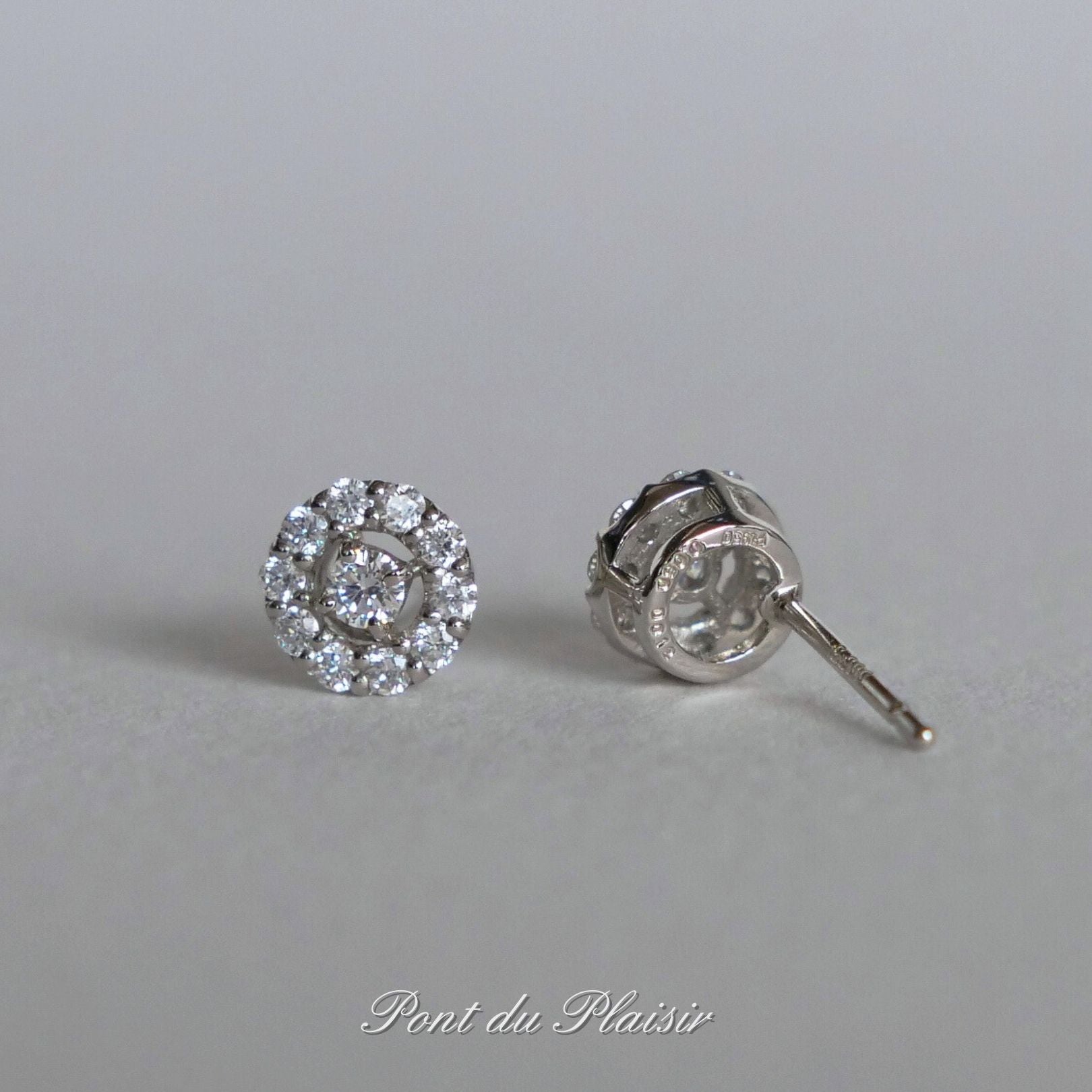 アリッサムピアス/Dカラーダイアモンド