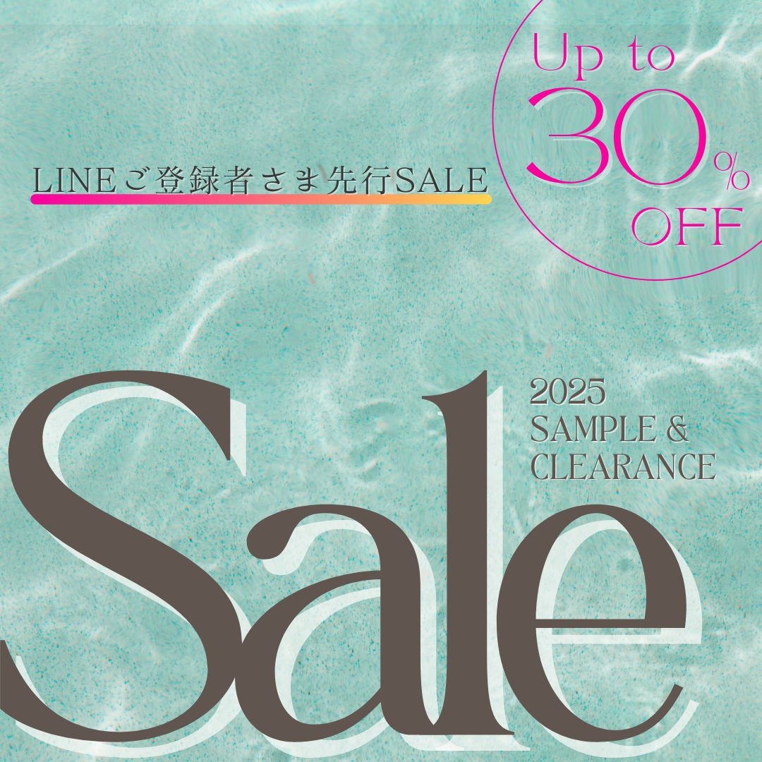 ◆今年もSAMPLE & CLEARANCE SALEを開催します！