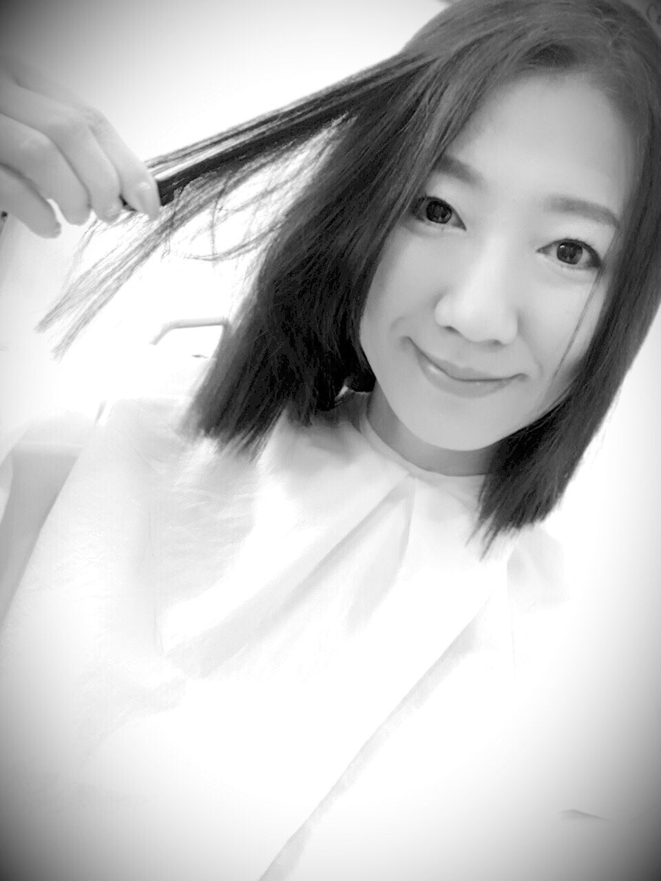 ◇断髪。切った髪の毛はヘアドネーションへ（髪の毛の寄付）