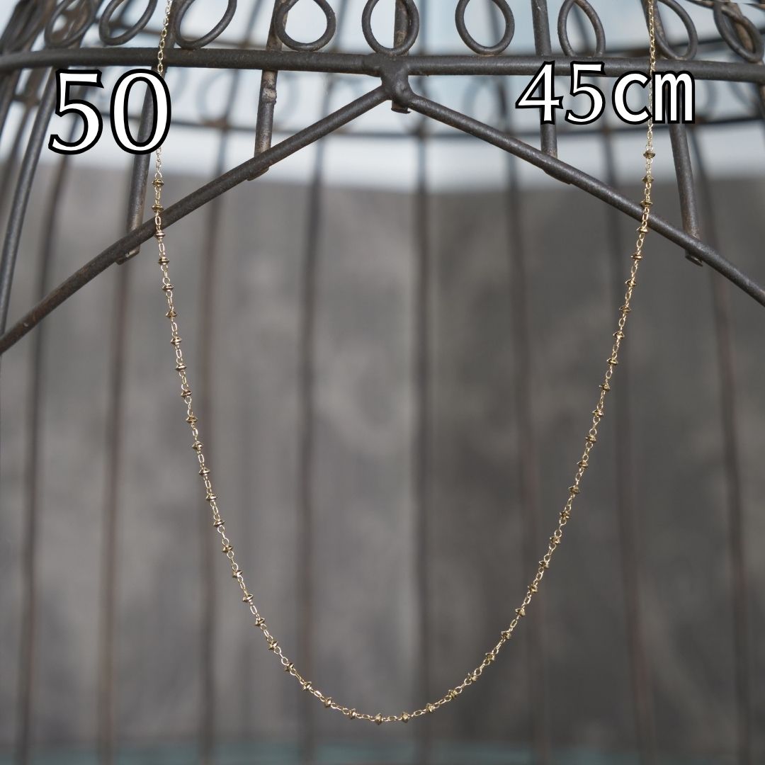 50_K18YG製ネックレス45㎝