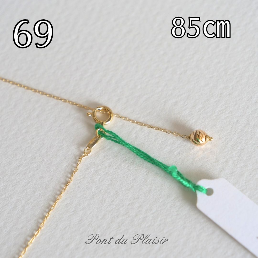 69_K18YG/PG製ネックレス