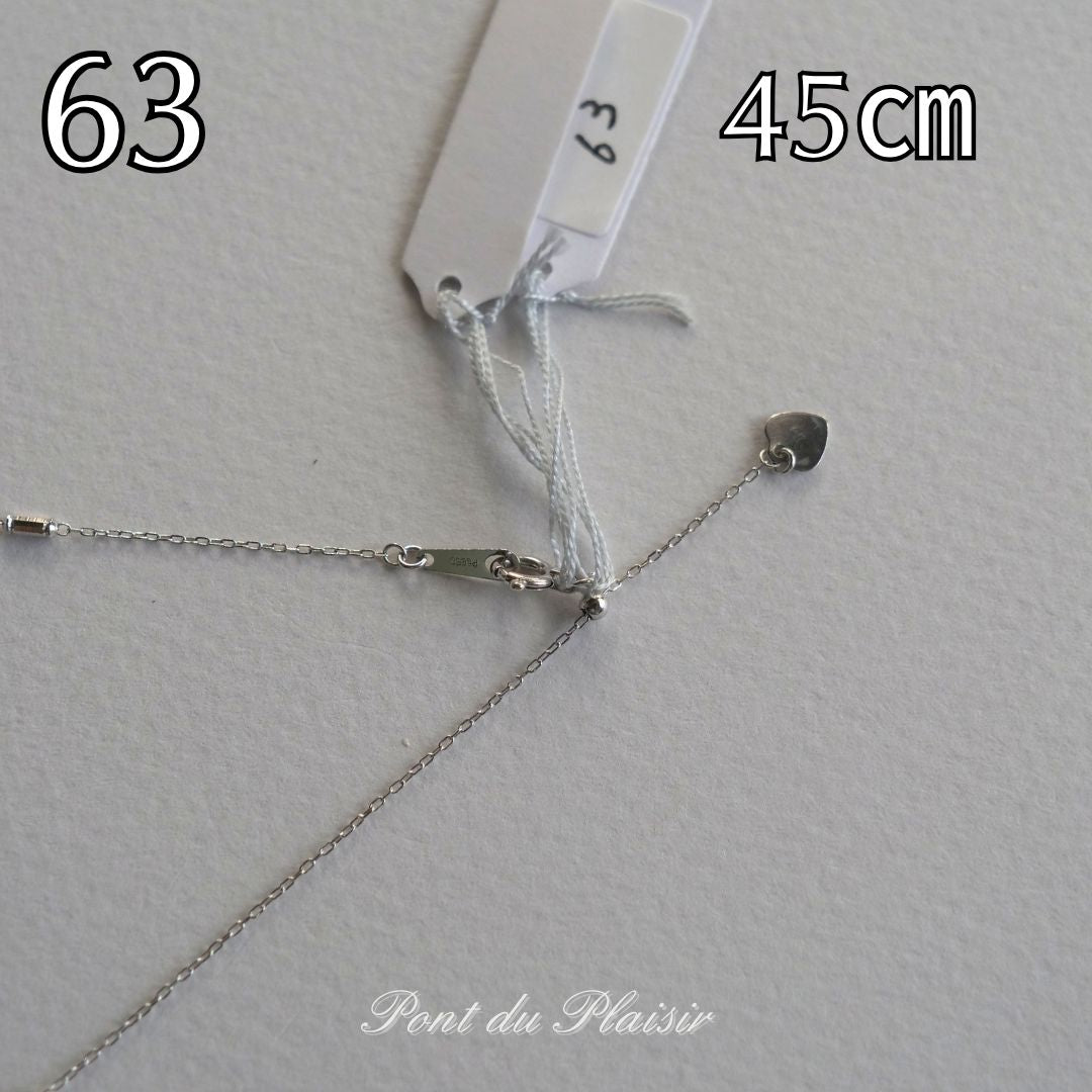 63_Pt850製ネックレス45㎝
